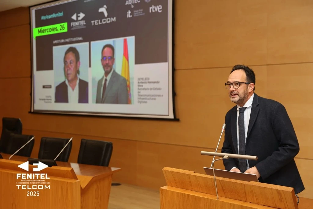 Intervención institucional durante TELCOM 2025