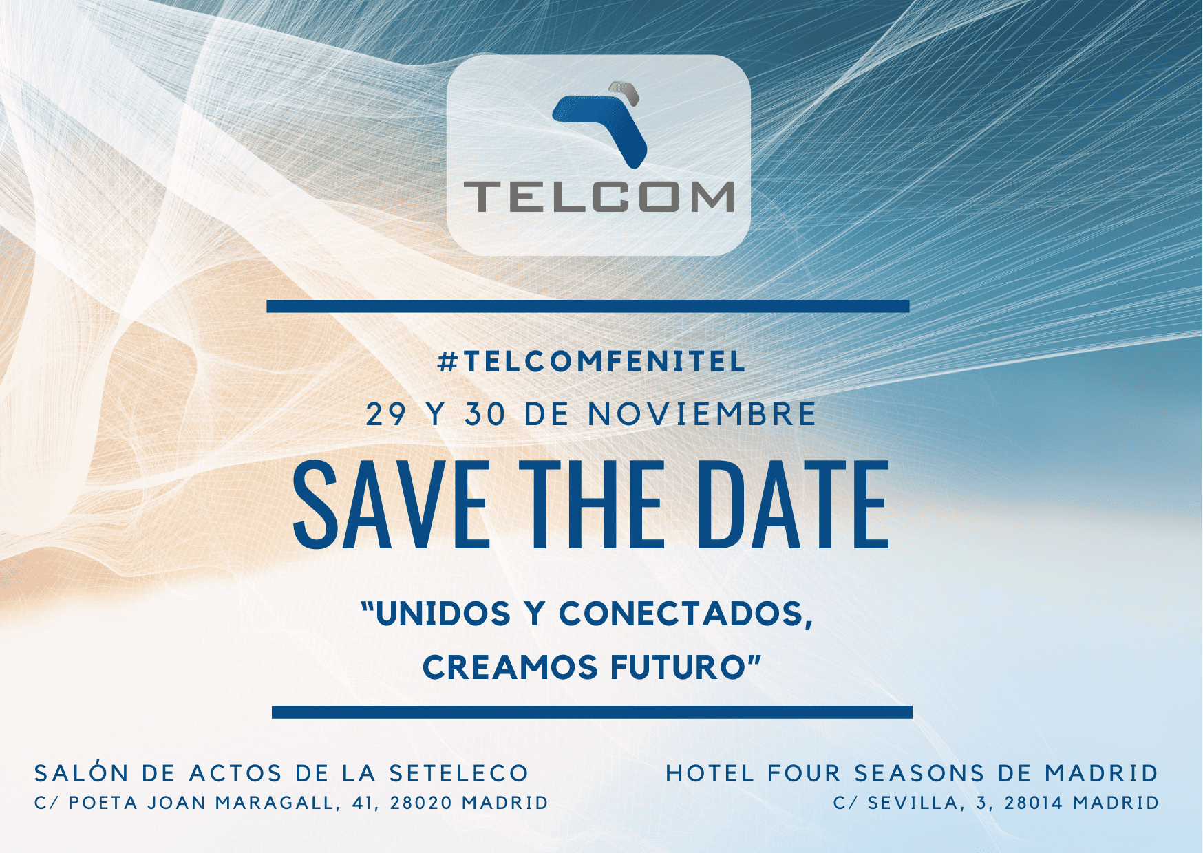 fenitel celebrara telcom 2023 entre los dias 29 y 30 de noviembre en madrid