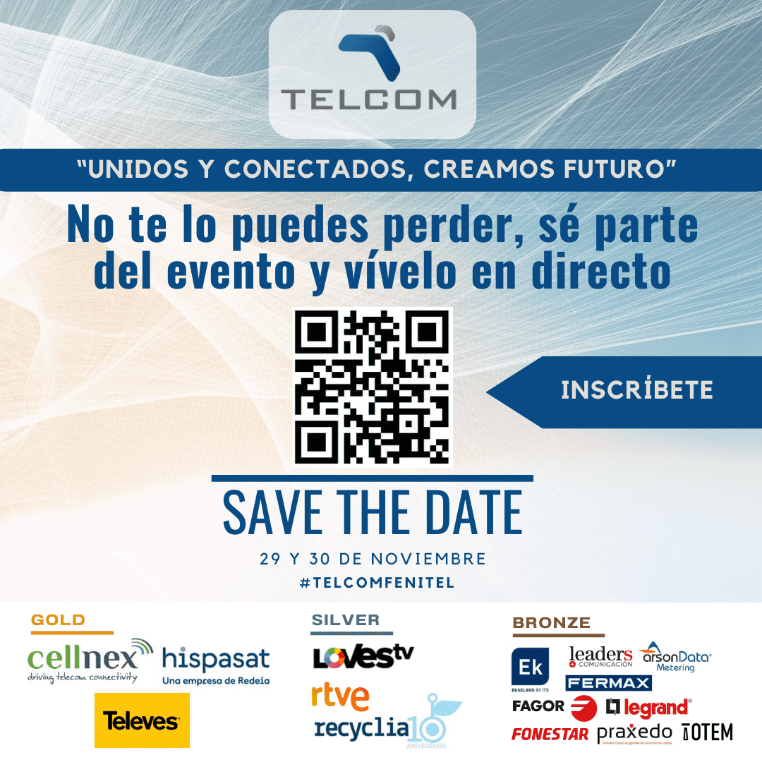 save the date 29 y 30 de noviembre telcom 2023